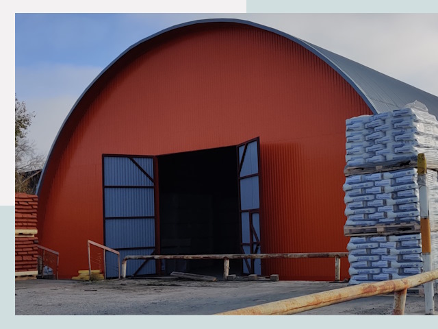 Полукруглые ангары по цене от 613 руб. в Сургут