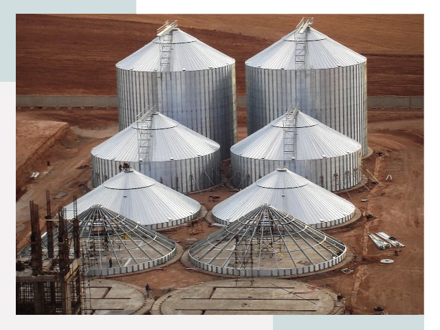 Строительство зерновых силосов в Сургуте