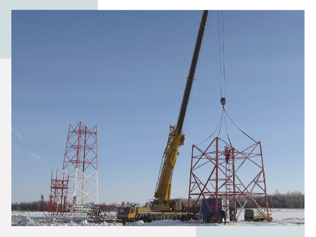 Монтаж вышек связи в Сургуте