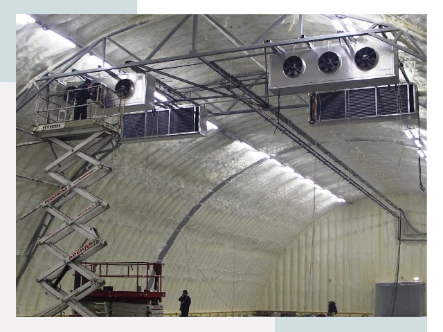 Оснащение ангаров в Сургуте