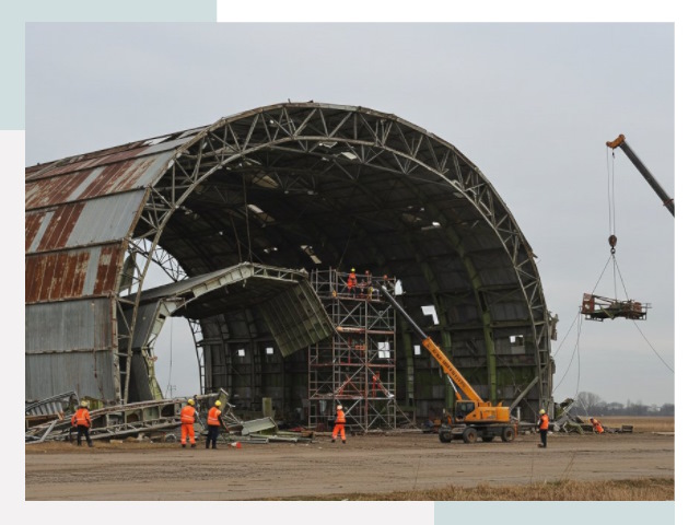 Демонтаж ангаров в Сургуте
